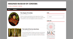 Desktop Screenshot of museoimaginadodecordoba.es