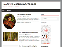 Tablet Screenshot of museoimaginadodecordoba.es